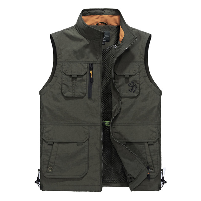 Regular Sleeveless Vest Men Summer Breathable Waistcoat Fashion Multipockets Men Vest Waterproof Photographer Vest Colete Masculino New
Regular Sleeveless Vest Men Summer Breathable Waistcoat Fashion Multipockets Men Vest Waterproof Photographer Vest Colete Masculino New