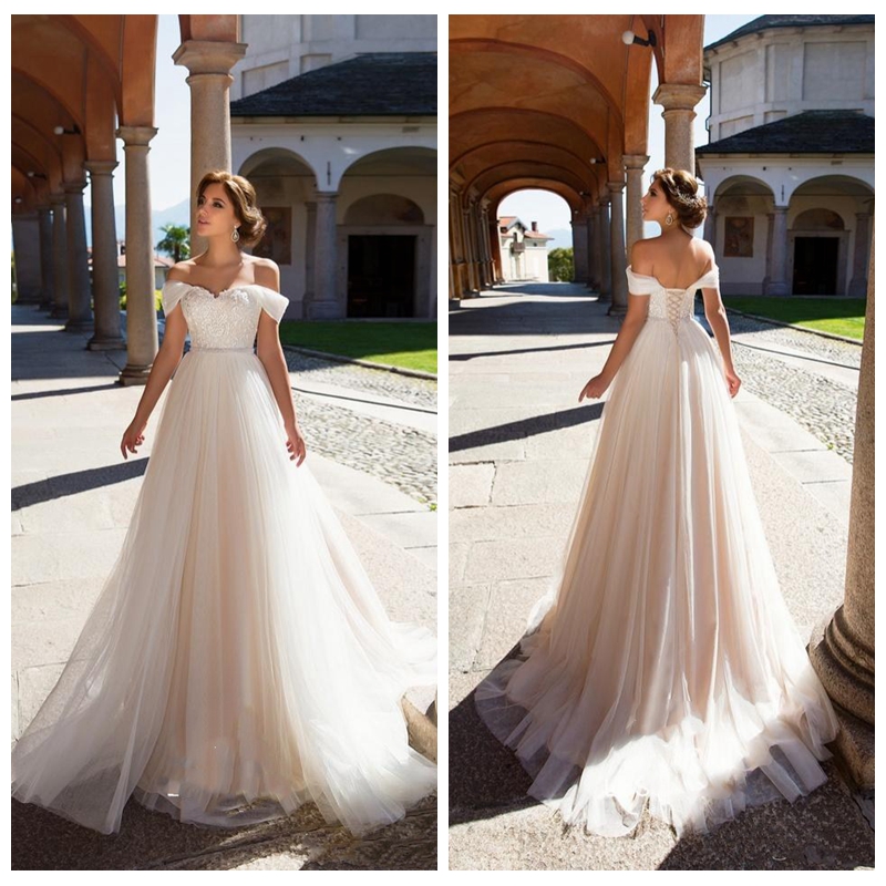 2018 Sexy Off Shoulder Tulle Beach Wedding Dresses Bridal Gowns Lace Appliques Corset Back Bridal Gowns Custom, Black
2018 Sexy Off Shoulder Tulle Beach Wedding Dresses Bridal Gowns Lace Appliques Corset Back Bridal Gowns Custom, Black