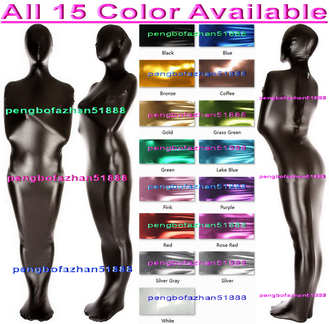 Unisex Sleeping Bag Catsuit Costume Full Outfit Sexy 15 Color Shiny Metallic Mummy Costumes Body Bags Sleepsacks Halloween Party Fancy Dress, Black;red
Unisex Sleeping Bag Catsuit Costume Full Outfit Sexy 15 Color Shiny Metallic Mummy Costumes Body Bags Sleepsacks Halloween Party Fancy Dress, Black;red