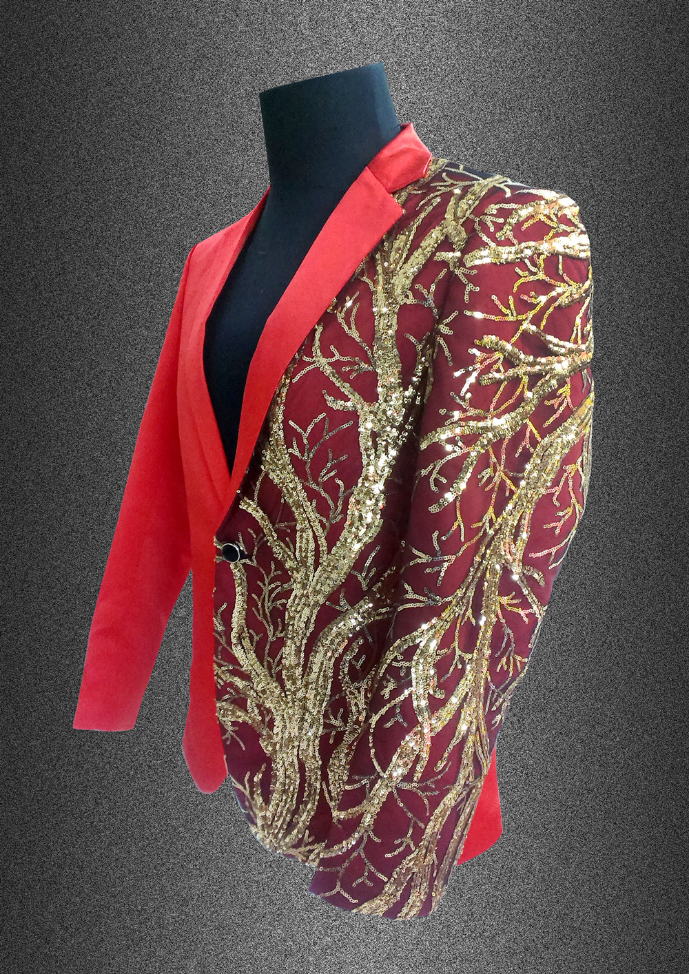 Men fashion jacket singer dancer wear Custom male sequins stage blazer prom party outfit coat bar star concert costumes nightclub Costume