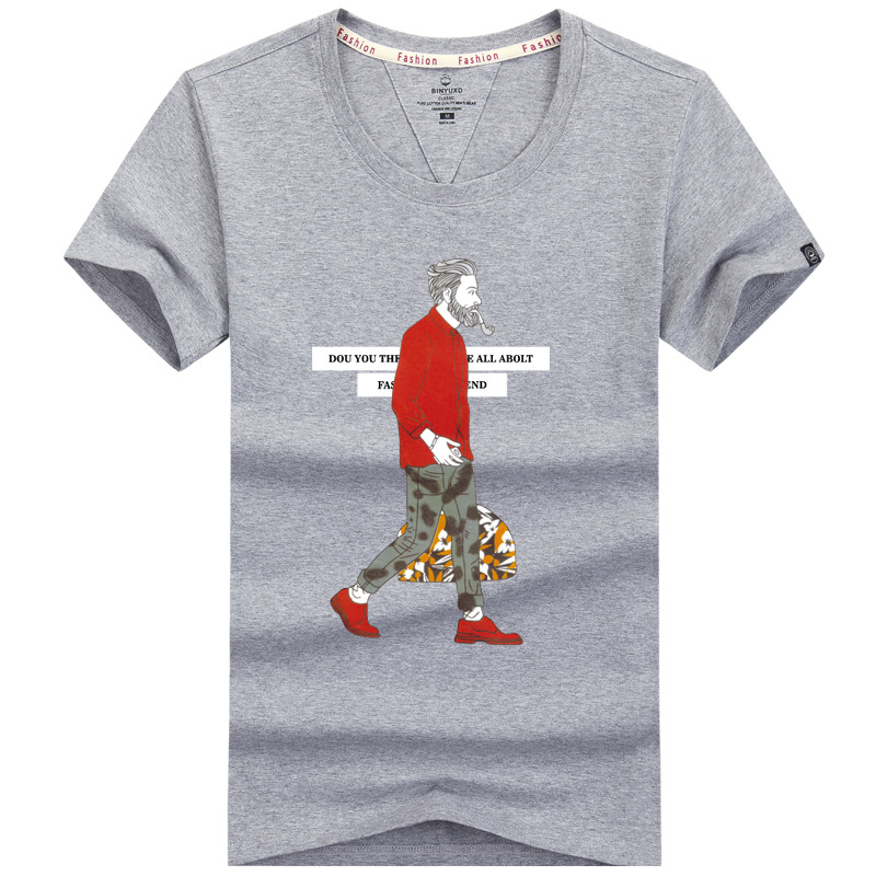 Summer Mens print t-shirt tops tees fitness Men Cotton tshirts Printing t shirt brand Clothing 3XL 4XL 5XL, White;black
Summer Mens print t-shirt tops tees fitness Men Cotton tshirts Printing t shirt brand Clothing 3XL 4XL 5XL, White;black