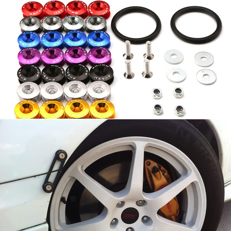 Free Shipping JDM Style Aluminum Bumper Quick Release Fasteners Fender Washers For Honda Civic Integra And Universal Car
Free Shipping JDM Style Aluminum Bumper Quick Release Fasteners Fender Washers For Honda Civic Integra And Universal Car
