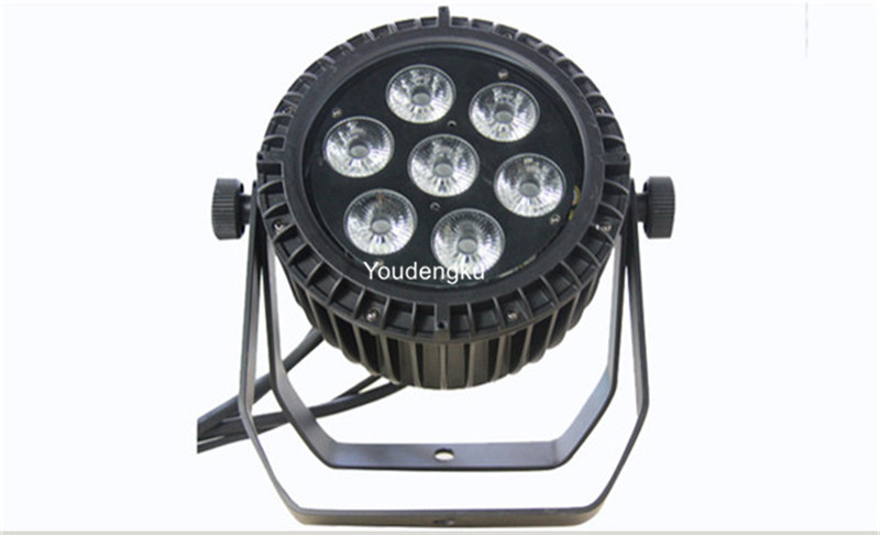 2 pieces no fan led par lights waterproof led flat par rgbwa par led outdoor 7x15w wall washer stage light