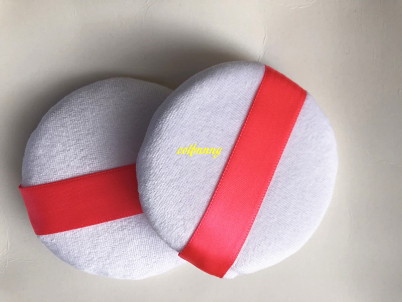 10pcs/lot Free shipping Beauty Cotton Cosmetic Puff Smooth Flawless Foundation Make Up Face Powder Puff