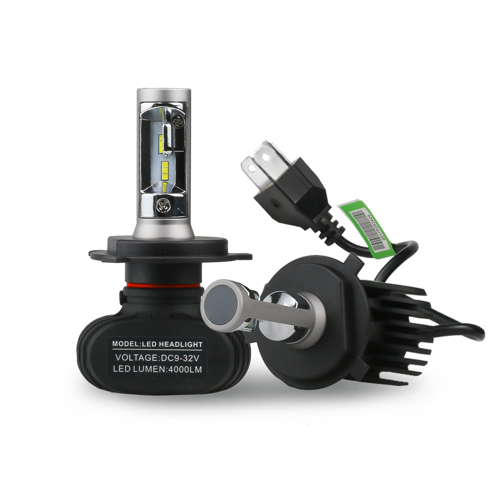 s1 csp led headlights h1 h3 h4 h7 h11 880 9005 9006 led car headlight bulb hilo beam 50w 8000lm auto led headlamp