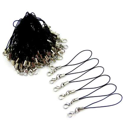 100Pcs/lot Cell Phone Straps Mobile Phone Straps ID Card Key Ring Lanyard Line Black Silver Tone Mobile Phone Strap Tool
100Pcs/lot Cell Phone Straps Mobile Phone Straps ID Card Key Ring Lanyard Line Black Silver Tone Mobile Phone Strap Tool