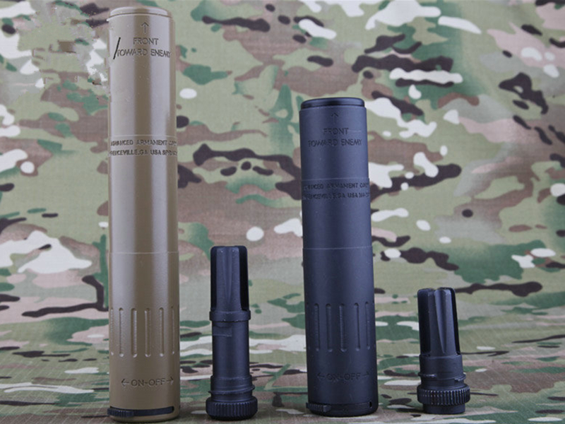 AAC M4-2000 Deluxe QD Muzzle Brake 14mm with QD Flash Hider 14mm negativeThread kit Toy's model DE BK
AAC M4-2000 Deluxe QD Muzzle Brake 14mm with QD Flash Hider 14mm negativeThread kit Toy's model DE BK