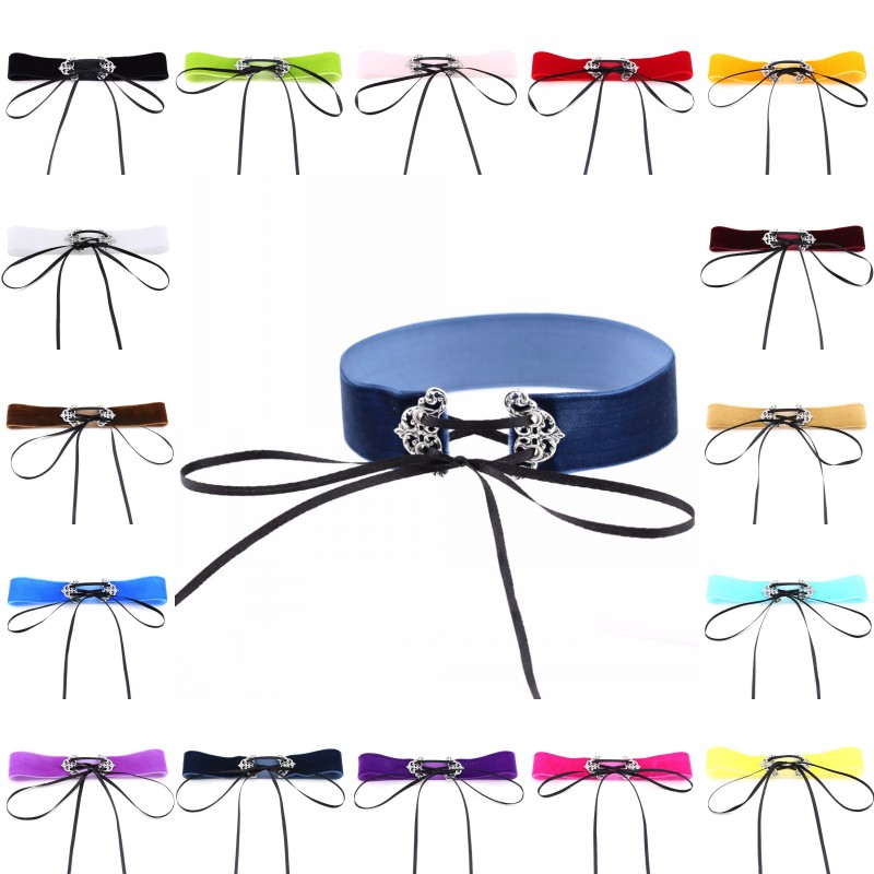 Colorful Velvet Choker Necklaces Fashion Chic Gothic Chocker Vintage Silver Hollow Statement Necklace For Women Jewelry Gift
Colorful Velvet Choker Necklaces Fashion Chic Gothic Chocker Vintage Silver Hollow Statement Necklace For Women Jewelry Gift