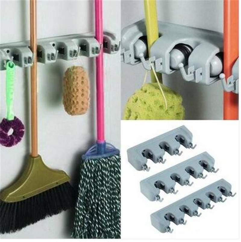 Wall Mounted Mop Organizer Holder Brush Broom Hanger Storage Rack Kitchen Tool Hooks & Rails Housekeeping & Organization
Wall Mounted Mop Organizer Holder Brush Broom Hanger Storage Rack Kitchen Tool Hooks & Rails Housekeeping & Organization