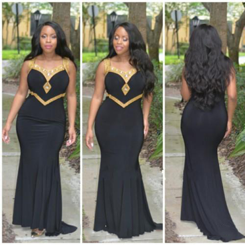 Sexy Black Full Length Mermaid Prom Dresses Gold Crystal Beaded Evening Gowns Glamorous Prom Party Dress Plus Size Vestidos Custom Made, Champagne
Sexy Black Full Length Mermaid Prom Dresses Gold Crystal Beaded Evening Gowns Glamorous Prom Party Dress Plus Size Vestidos Custom Made, Champagne