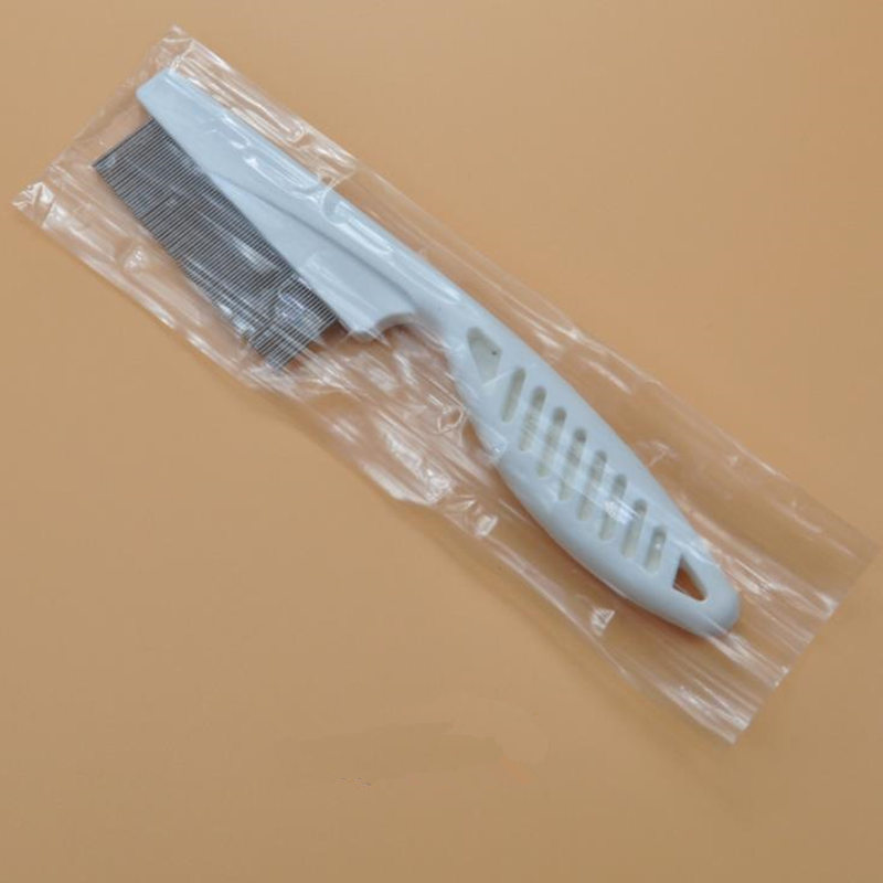 Lice Comb Nit Free Kids Hair Rid Headlice Superdensity Stainless Steel Metal Teeth Remove Nits Brush F1101