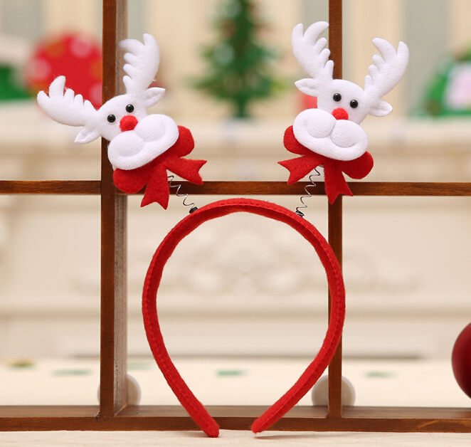 Christmas Headbands Christmas Santa Claus Adult Kids Headbands Christmas Decoration Party Toys New Year Supplies Xmas Gifts For Kids