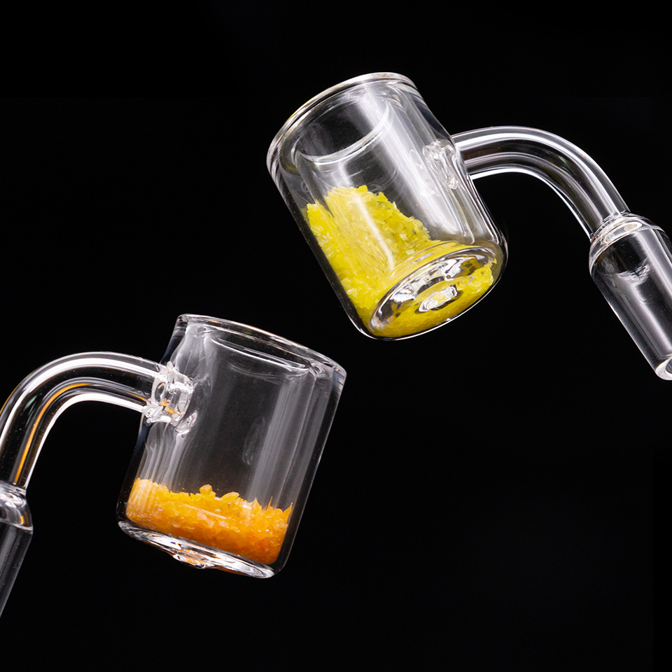 Thermochromic Quartz Banger thermal yellow color sand Insert Hookahs 14mm nail 10mm 18mm Male Female domeless dab rig Bong
Thermochromic Quartz Banger thermal yellow color sand Insert Hookahs 14mm nail 10mm 18mm Male Female domeless dab rig Bong