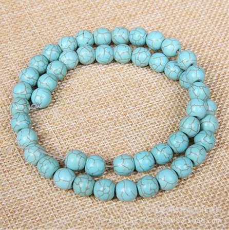ACLOVEX 1strand 4mm 6mm 8mm 10mm 12mm Synthetic Turquoises Beads Round Loose Natural Stone Beads For Diy Jewelry Making Findings
ACLOVEX 1strand 4mm 6mm 8mm 10mm 12mm Synthetic Turquoises Beads Round Loose Natural Stone Beads For Diy Jewelry Making Findings