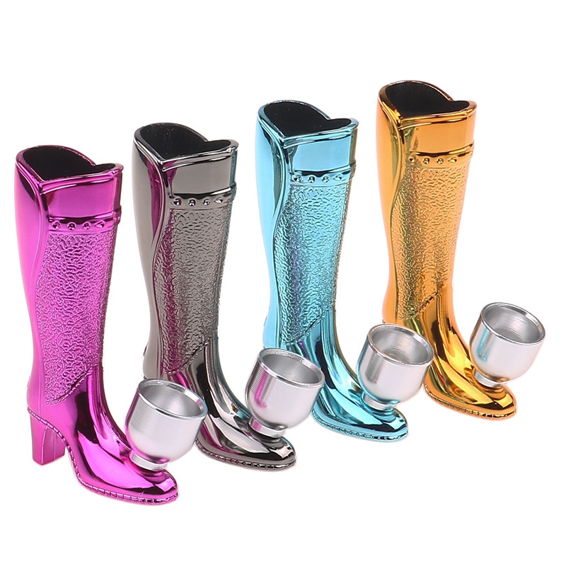 Newest High Heel Pipe Shape Metal Smoking Pipes Hookah Shisha Exquisite Color Colorful High Quality Decorate Unique Design Easy To Clean DHL
Newest High Heel Pipe Shape Metal Smoking Pipes Hookah Shisha Exquisite Color Colorful High Quality Decorate Unique Design Easy To Clean DHL