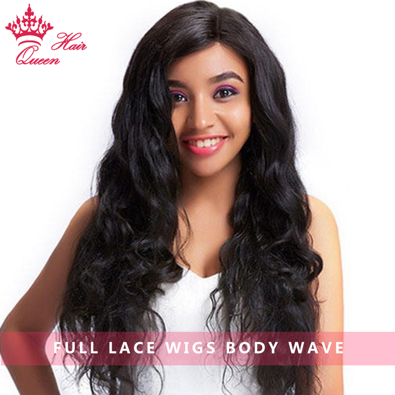 Queen Hair Products 100% Human Hair Full Lace Wig Brazilian Human Virgin Hair Body Wave Glueless Wigs FAST SHIPPING, Natural color
Queen Hair Products 100% Human Hair Full Lace Wig Brazilian Human Virgin Hair Body Wave Glueless Wigs FAST SHIPPING, Natural color