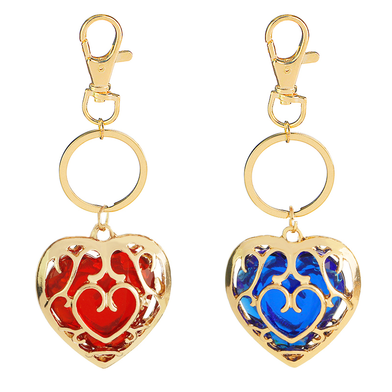 Free Shipping The Legend of Zelda Keychain Blue Red crystal keyring Skyward Sword Heart Container Pendant Jewelry Key Chain
Free Shipping The Legend of Zelda Keychain Blue Red crystal keyring Skyward Sword Heart Container Pendant Jewelry Key Chain