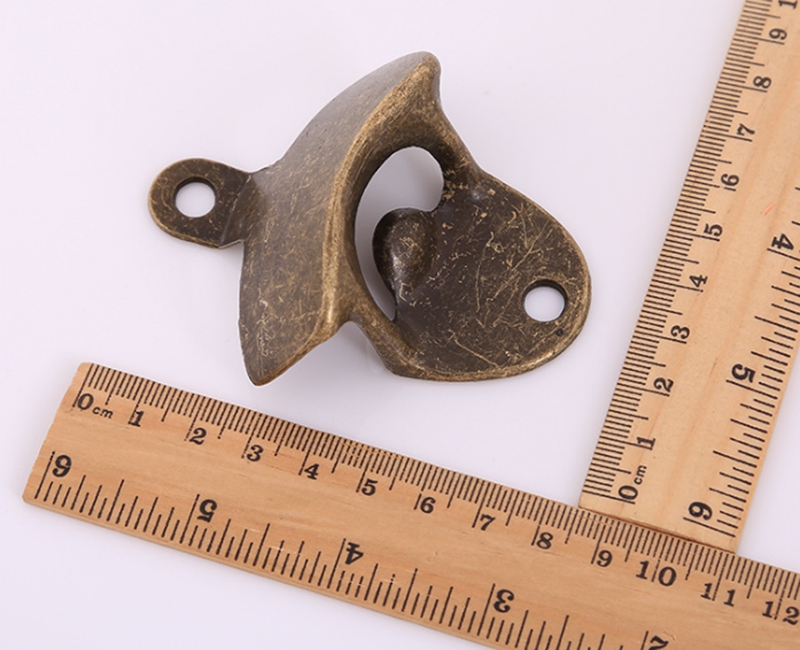 10pcs/lot Retro Wall Mounted Bottle Opener Beer Opener for Wine Soda Glass Cap Opener Kitchen Bar Restaurant Gift