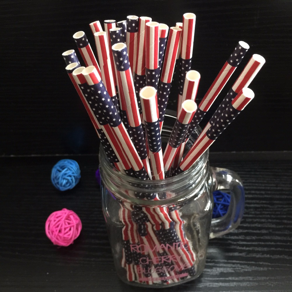 100pcs American USA Flag Paper Foodgrade Drinking Straws Tableware Accessories Decor for Indenpendence Day 4th of July Party Decorations
100pcs American USA Flag Paper Foodgrade Drinking Straws Tableware Accessories Decor for Indenpendence Day 4th of July Party Decorations