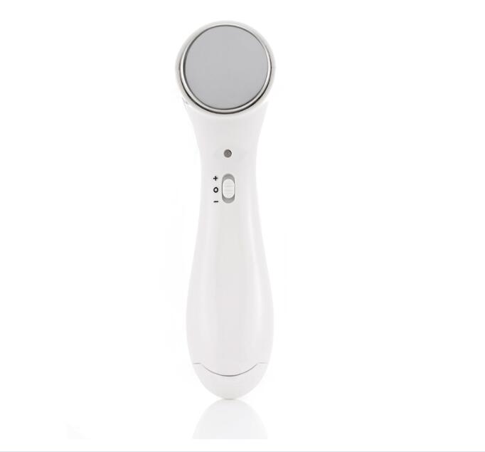 Negative Ion Face Massager Handheld Face Skin Massage Machine Anti Aging Facial Lifting Skin Care Tool White