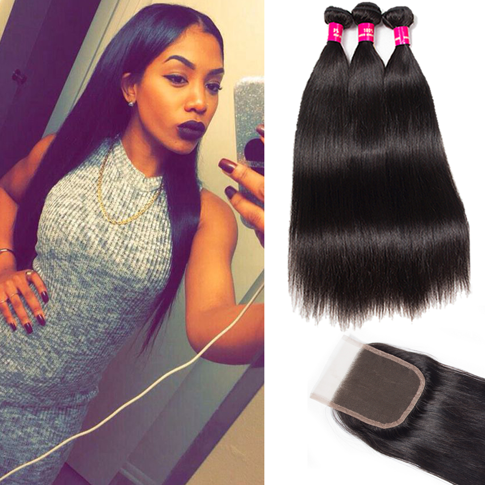 8A Brazilian Body Wave Straight Loose Wave Kinky Curly Deep Virgin Hair 3Bundles With 1 Lace Closure 100% Brazilian Peruvian Mongolian Hair
8A Brazilian Body Wave Straight Loose Wave Kinky Curly Deep Virgin Hair 3Bundles With 1 Lace Closure 100% Brazilian Peruvian Mongolian Hair