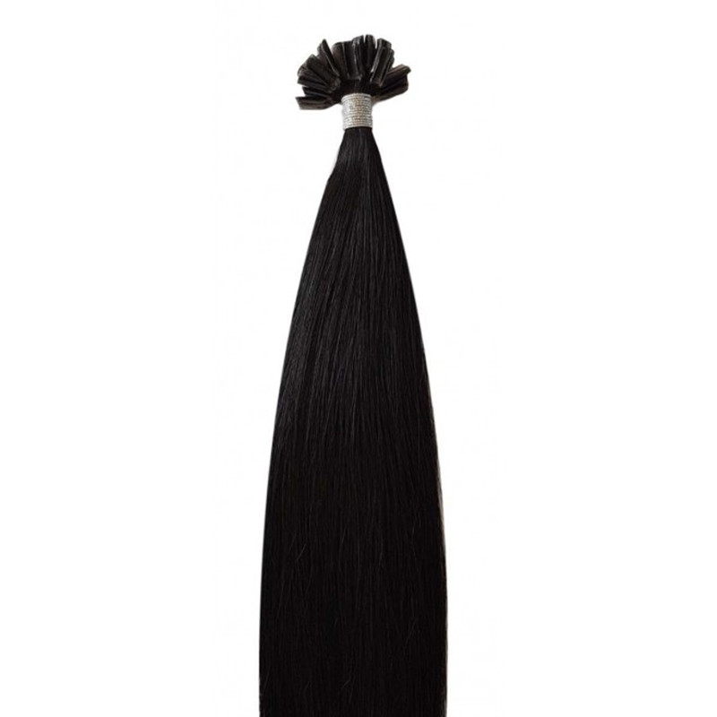 top grade 0 9g s 200st 180gr pack 14 24 100 human hair black color nail u tip hair extensions remy indian
