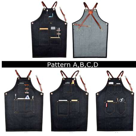 Unisex Denim Bib Apron Leather Strap Barista Baker Working Uniform for Bartender BBQ Chef Cook Household Cleaning Tools Supplies
Unisex Denim Bib Apron Leather Strap Barista Baker Working Uniform for Bartender BBQ Chef Cook Household Cleaning Tools Supplies