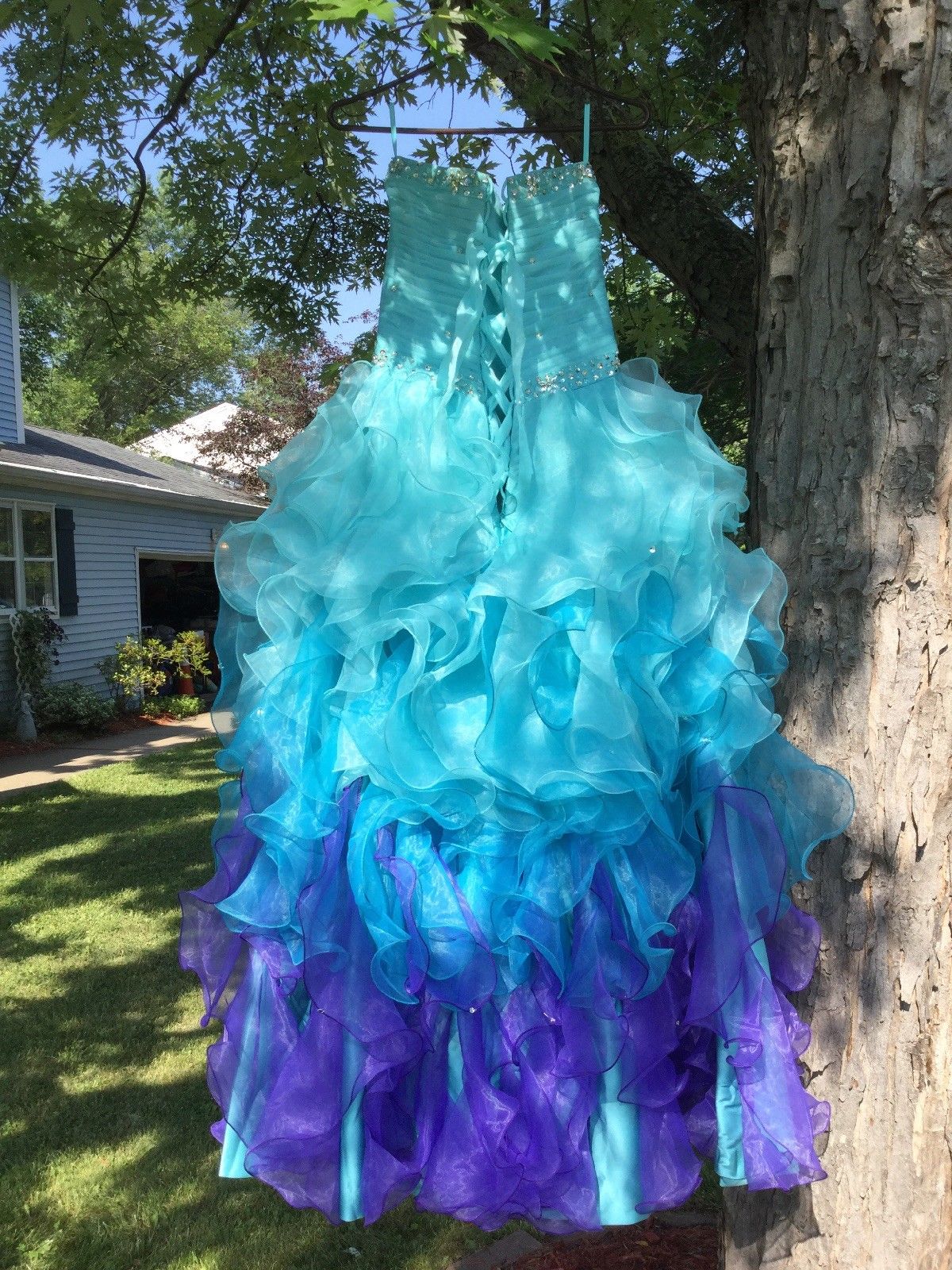 2019 New Stunning Turquoise Puffy Ball Gown Quinceanera Dresses Crystals For 15 Years Sweet 16 Plus Size Pageant Prom Party Gown QC1069