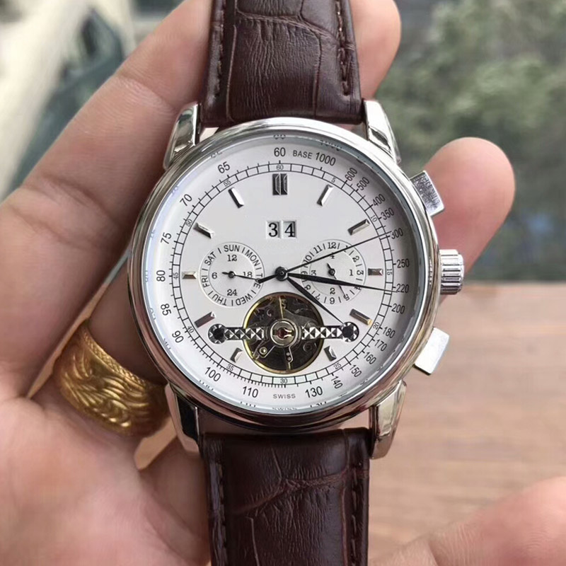 2020 Hollow Tourbillon Watches Men Watch Fully Automatic Mechanical Fashion Business Leather Strap Mens Watches Gift, Slivery;brown
2020 Hollow Tourbillon Watches Men Watch Fully Automatic Mechanical Fashion Business Leather Strap Mens Watches Gift, Slivery;brown