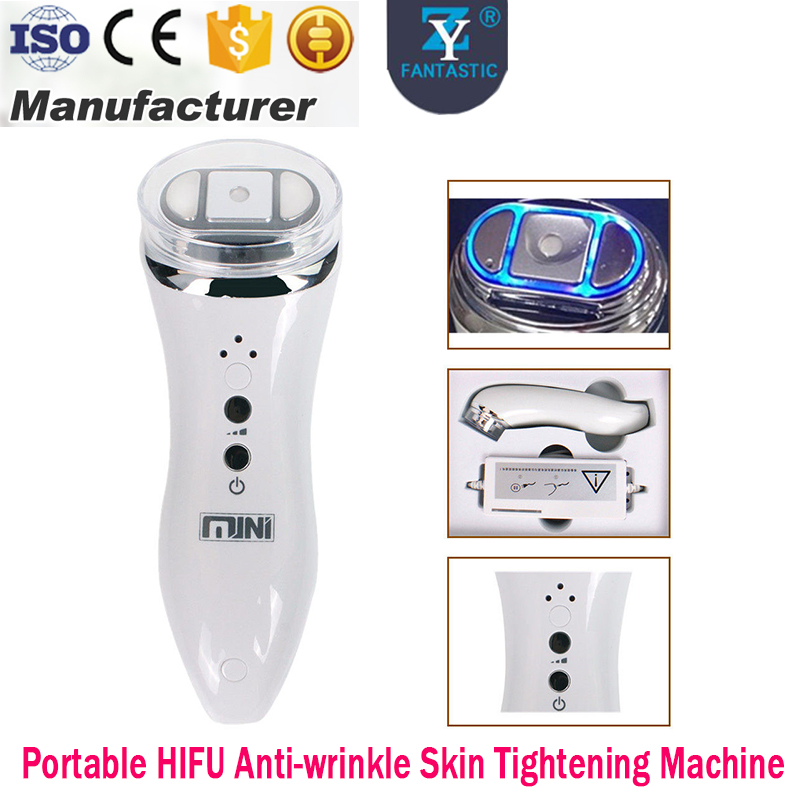 2017 NEW Handheld Mini Portable Hifu High Intensity Focused Ultrasound Hifu Machine For Wrinkle Removal Face Lifting Mini Hifu Machine