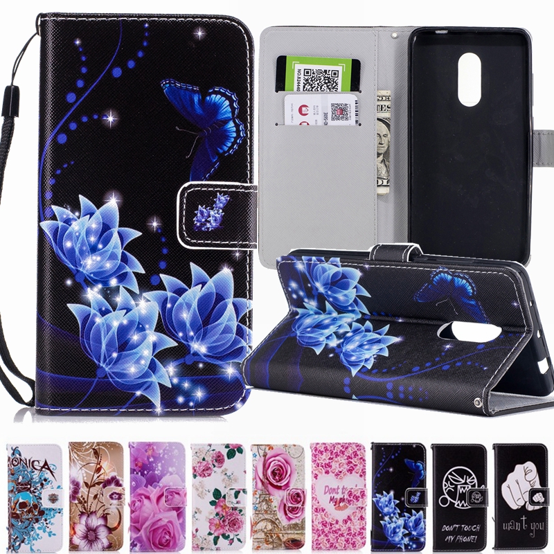 Luxury Flip Wallet Case For Xiaomi RedMi Note 4 Global Version for Redmi Note 4A 4X 5A 5 Plus for Xiaomi mi6 Cartoon Stand Cover