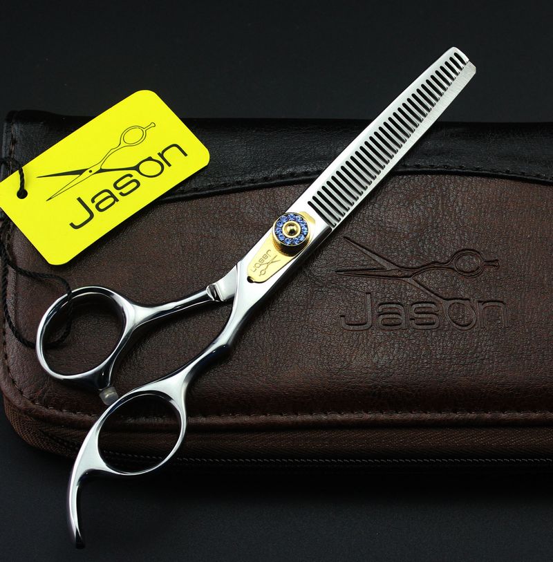 Right hand JASON HB-01 stainless steel 6.0 inch hair cutting/thinning scissors,6CR 62HRC hair scissors kit