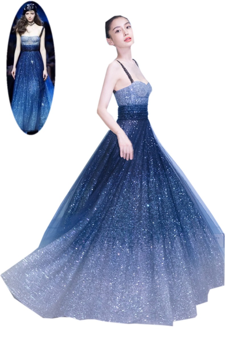 Sequined Dresses Navy Gradient Cheap Prom Dress Long With Spaghetti Straps Beaded Empire Boho Stylish Evening Formal Pageant Dress, Coral
Sequined Dresses Navy Gradient Cheap Prom Dress Long With Spaghetti Straps Beaded Empire Boho Stylish Evening Formal Pageant Dress, Coral