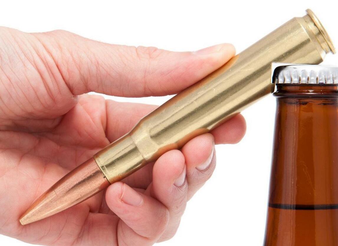Creative bullet bottle opener Shell case shaped opener Great gift idea for military fan