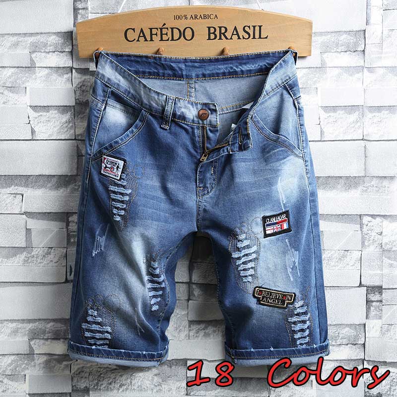 2018 Summer Men's Shorts Jean Denim Causual Fashional Distressed Shorts Skate Board Jogger Ankle Ripped Wave Free Shipping, J-1707
2018 Summer Men's Shorts Jean Denim Causual Fashional Distressed Shorts Skate Board Jogger Ankle Ripped Wave Free Shipping, J-1707