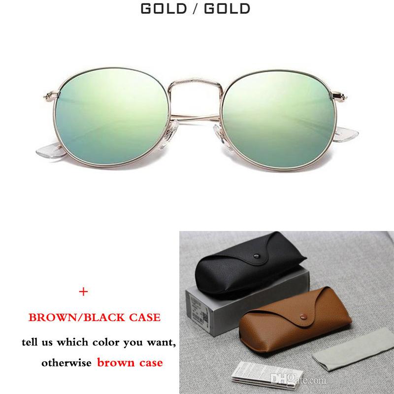 2018 Retro Round Sunglasses Mirror Gradient G15 Glass Lens Round Metal Sun glasses oculos vintage UVB, White;black
2018 Retro Round Sunglasses Mirror Gradient G15 Glass Lens Round Metal Sun glasses oculos vintage UVB, White;black