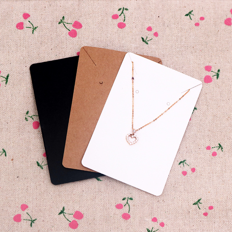 6*9cm 100pcs/lot Jewelry Display Card Price Tag Kraft Paper Earring Holder Necklace Cards Can Custom Logo
6*9cm 100pcs/lot Jewelry Display Card Price Tag Kraft Paper Earring Holder Necklace Cards Can Custom Logo