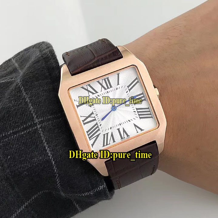 New Dumont W2007051 W2009251 White Dial Asian 2813 Automatic Mens Watch Rose Gold Case Leather Strap Sport Gents Wristwatches, Car-c10b
New Dumont W2007051 W2009251 White Dial Asian 2813 Automatic Mens Watch Rose Gold Case Leather Strap Sport Gents Wristwatches, Car-c10b