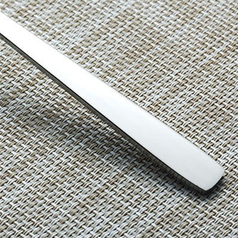 Eco-Friendly 6pcs Stainless Steel Dinner Spoons Long Handled spoon Coffee Milk Spoons Korean Round Soup Dessert Spoons6775882