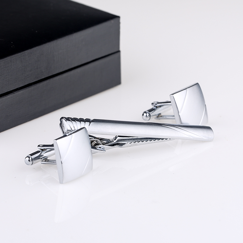 New Selling Mans Cufflinks And Tie Clips Set For Groomsmen Silver Cuff link And Tie Pin Cufflinks And Tie Bar QiQiWu CT-1017
New Selling Mans Cufflinks And Tie Clips Set For Groomsmen Silver Cuff link And Tie Pin Cufflinks And Tie Bar QiQiWu CT-1017