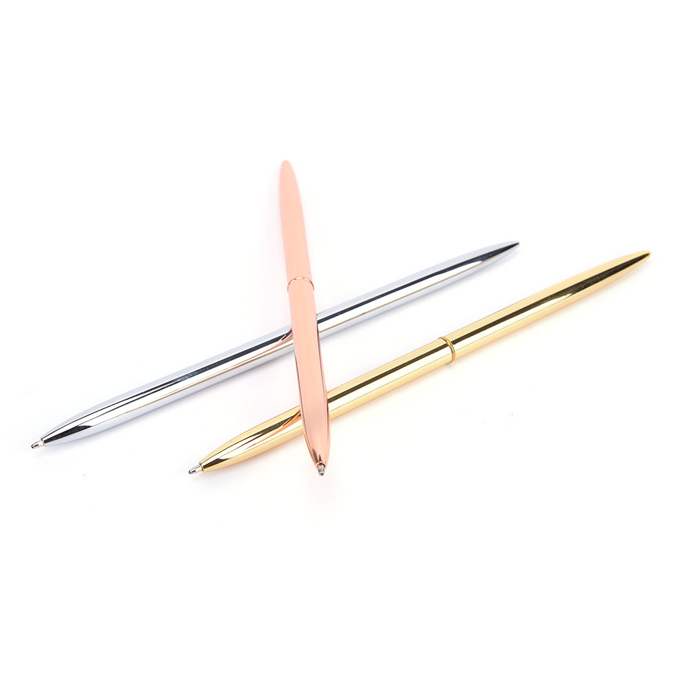 Metal Pens for Writing Ballpoint Pen Slender Commercial Metal Ballpoint Pen Black/Blue Ink Gift for Friends 16.3cm, Gold
Metal Pens for Writing Ballpoint Pen Slender Commercial Metal Ballpoint Pen Black/Blue Ink Gift for Friends 16.3cm, Gold