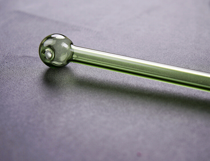 Round Head Glass Straw Creative Colorful Glass Straws Reusable Milk Drinking Straws Bar Party Supplies Wholesale