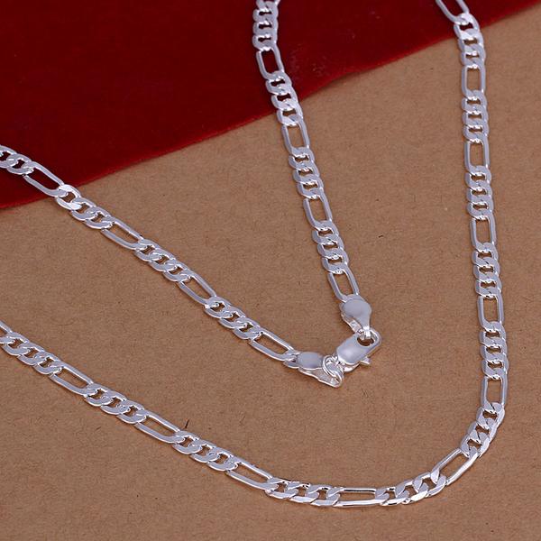 925 sterling silver necklace New Items Men Jewelry High Quality Silver 4MM Figaro Chain Necklace for men
925 sterling silver necklace New Items Men Jewelry High Quality Silver 4MM Figaro Chain Necklace for men