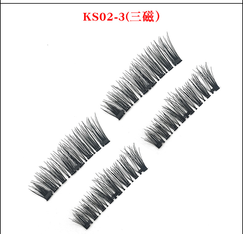 High-grade fiber hair 3 Magnetic Lashes by hand-made Natural Long Fake Eyelashes 24P 52HB CT01 CT03 DHL Free
High-grade fiber hair 3 Magnetic Lashes by hand-made Natural Long Fake Eyelashes 24P 52HB CT01 CT03 DHL Free