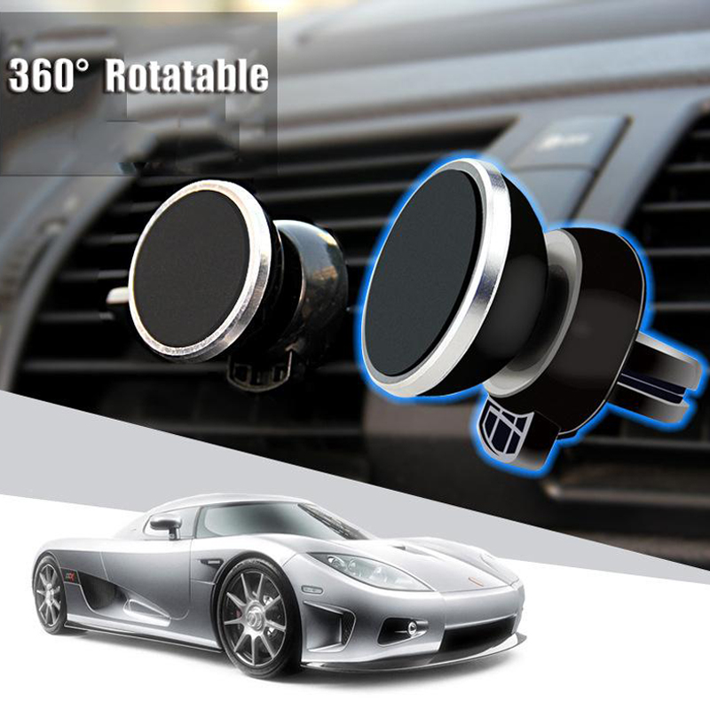 Strong Magnetic Car Holder Air Vent Bracket Universal Mobile Phone GPS 360 Degree Rotation Mount