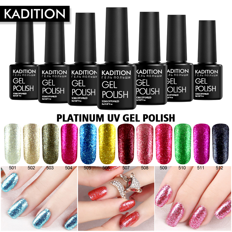 KADITION Super Bling 8ml Platinum Gel Nail Polish Perfect GelLak Soak Off UV&LED Nail Gel Colorful Polish All for Manicure, 61white
KADITION Super Bling 8ml Platinum Gel Nail Polish Perfect GelLak Soak Off UV&LED Nail Gel Colorful Polish All for Manicure, 61white