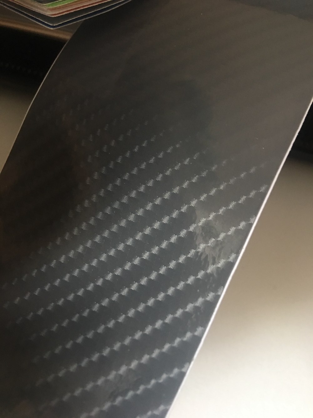 Gray 6D Gloss Carbon Fiber Vinyl For Car Wrap covering sign Like Real Carbon Fibre Film With Air bubble Free 1.52*20M/Roll 5x66ft