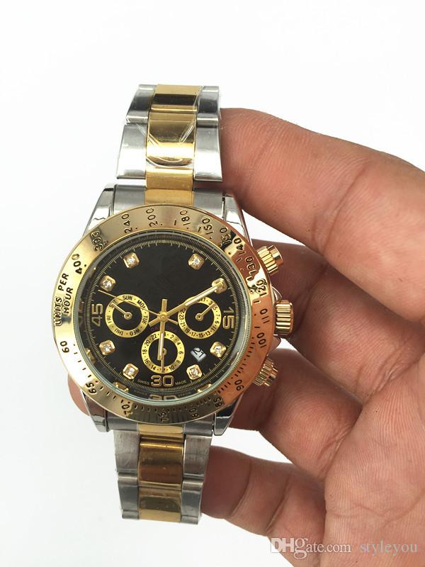 watches Luxury wist fashion Black Dial With Calendar Bracklet Clasp Master Male giftluxury The real shooting Watches relogio masculinomens, Slivery;brown
watches Luxury wist fashion Black Dial With Calendar Bracklet Clasp Master Male giftluxury The real shooting Watches relogio masculinomens, Slivery;brown