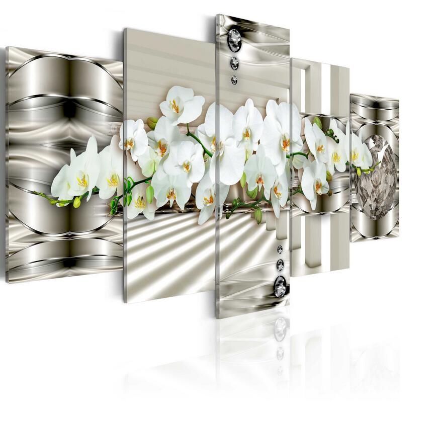 ( No Frame ) Canvas Print Modern Fashion Wall Art the Flower for Home Decoration Choose Color & Size
