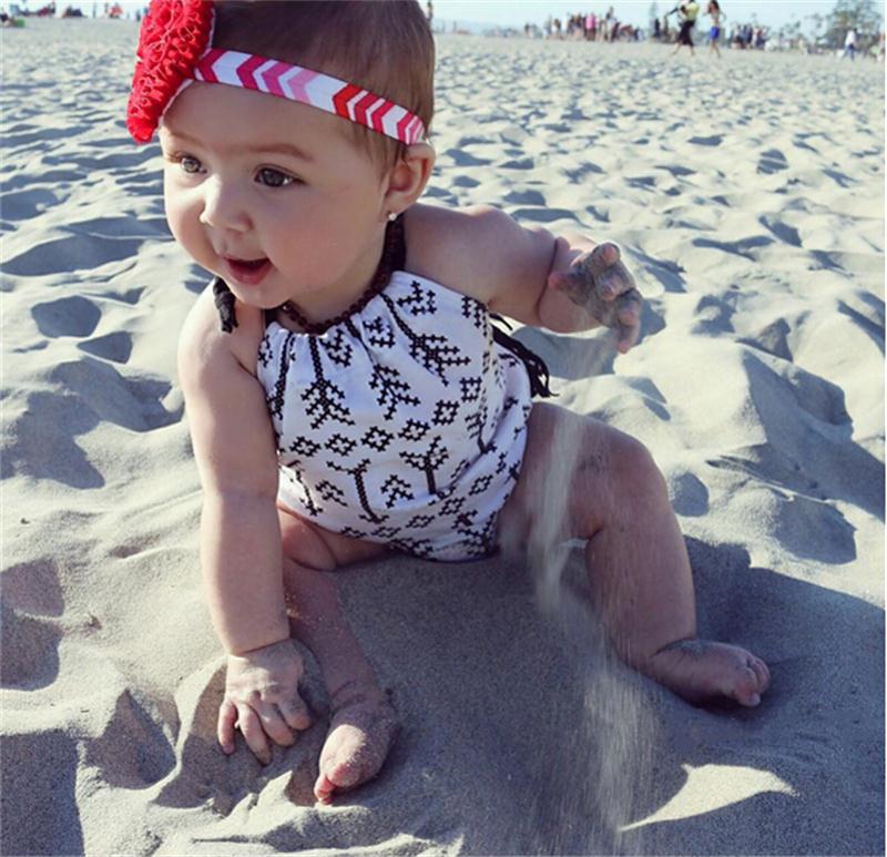 Baby Girl Arrow Tassel Romper infant Backless Halter Jumpsuit baby sleeveless arrow rompers summer Clothes Outfits Sunsuit, As pic
Baby Girl Arrow Tassel Romper infant Backless Halter Jumpsuit baby sleeveless arrow rompers summer Clothes Outfits Sunsuit, As pic
